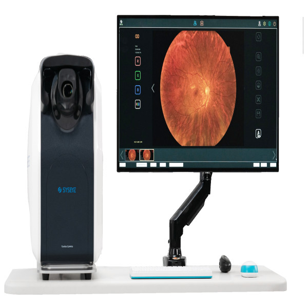 176° Wide Angle Fundus Camera con una sola chiave e cattura binoculare per dispositivi medici oftalmici