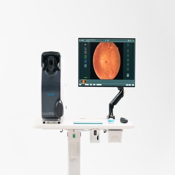 Telecamera del fondo a campo ampio di cattura binoculare automatica con un'operazione a chiave per dispositivi medici oftalmici