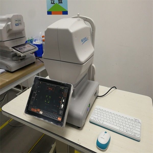 Tonometro manuale senza contatto con color touch monitor, rilevamento automatico e stampante integrata